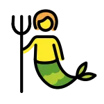 Merperson SVG Icon
